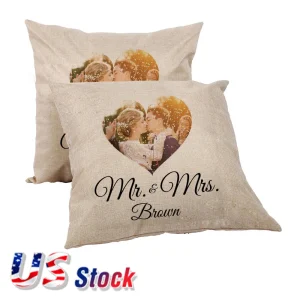 10-Pack Linen Sublimation Pillow Covers