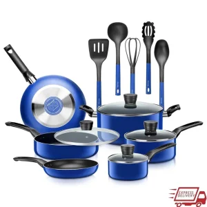 15-Piece Nonstick Cookware Set